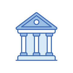 Bank vector icon