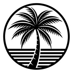 palm tree silhouette