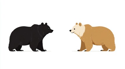 Fototapeta premium Friendly Bear Designs for Natural Light Contexts