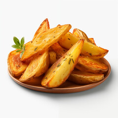 fried potato wedges