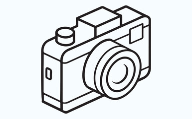CAMERA LINE ART