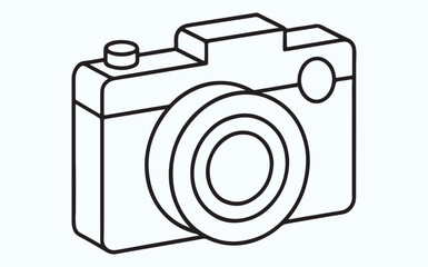 CAMERA LINE ART