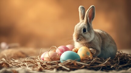 .Easter Bunny. Generative AI Technologie