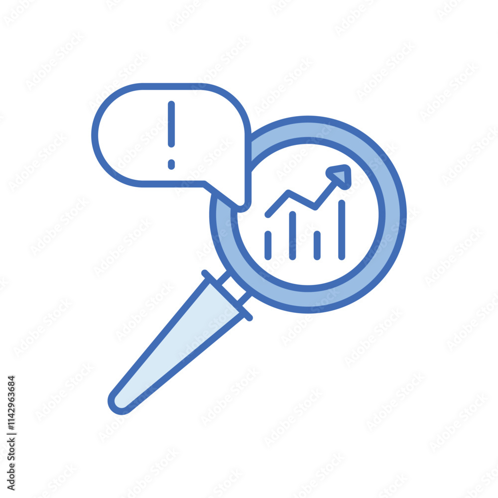 Sticker Risk Assessment vector icon