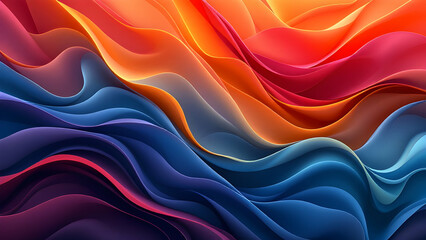 Obraz premium Colorful abstract folds background