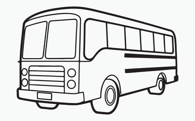 Bus line icon