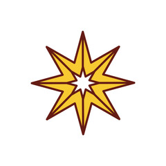 Star icon vector