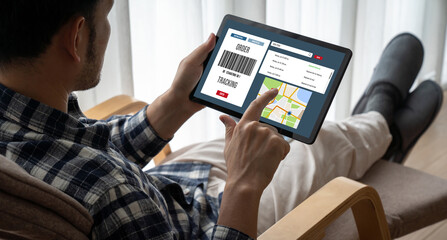 Delivery tracking system for e-commerce and modish online business to timely goods transportation and delivery