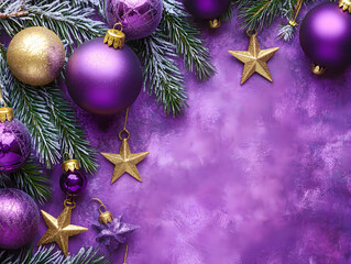 decoration on a blue background