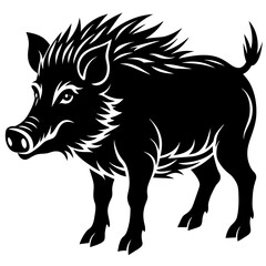 wild boar illustration