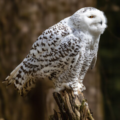 Snowy or arctic owl