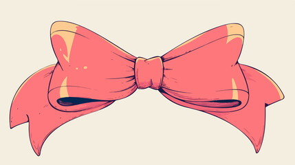 Hand-drawn Ribbon Vector Sketch Icon Isolated on Background