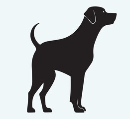 Dog silhouette icon