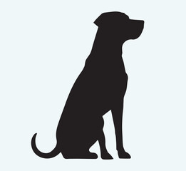 Dog silhouette icon