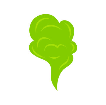 recommend clip art: Stinky smoke. Green fumes, poisonous gas, bad breath, fart smell, clouds of stench, foul odor.