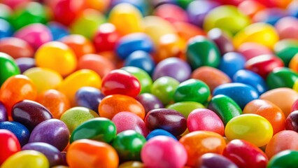 Tilt-Shift Photography: Colorful Jelly Beans, Sweet Candies, Miniature World, Macro Candy Photography