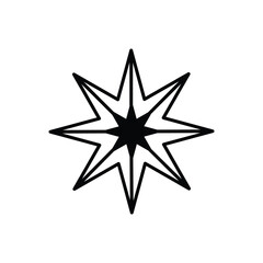 Star icon vector