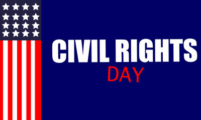 Idaho United States Civil Rights Day greeting card concept