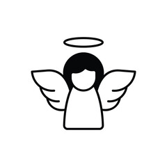 Angel icon vector