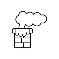 Chimney icon vector