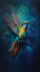 Fototapeta premium hummingbird in flight