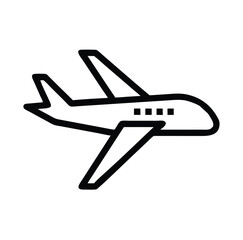 A airplane icon vector illustration