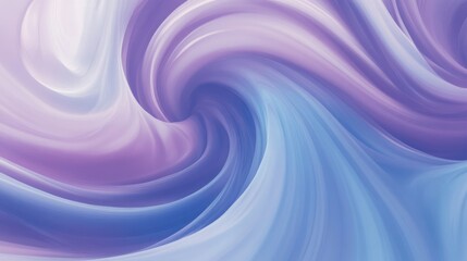 Obraz premium Abstract swirling pastel blue and purple hues