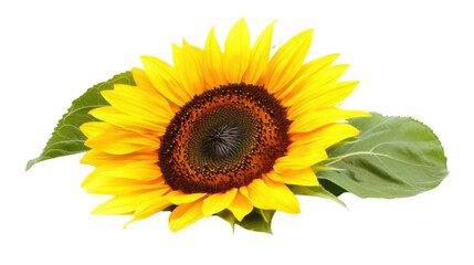 Obraz premium Sunflower, transparent background