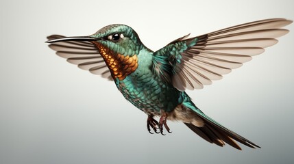 Obraz premium hummingbird on a branch