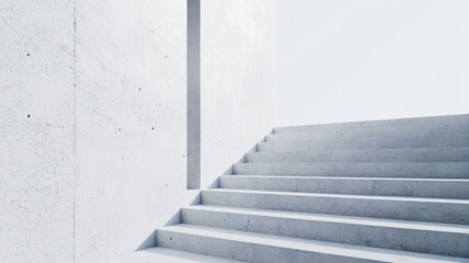 A minimalist concrete texture in light gray tones featuring subtle imperfections, embodying a modern and industrial aesthetic.
