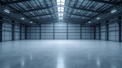 empty storage, warehouse, generative ai
