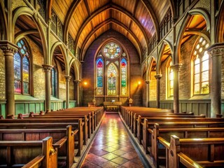 Fototapeta premium Antique religious buildings photographed: aged chapels, old cathedrals, historic sanctuaries evoke spiritual peace.