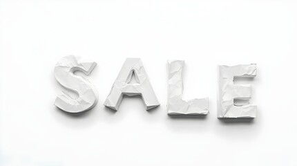 dynamic sale text design on white for creative marketing use