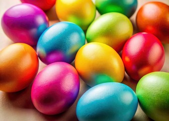 Colorful, minimally decorated Easter eggs: a stunning photographic celebration of spring.