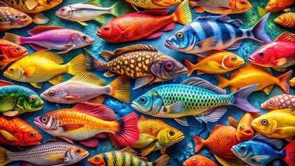 Obraz premium What Color Are Fish? Stunning Fish Color Guide - Pictures of Fish, Fish Species Colors, Colorful Fish Photos