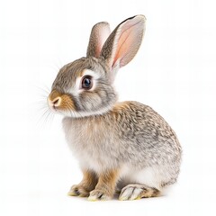 Fototapeta premium rabbit isolated on white