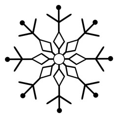 snowflake isolated transparent background	