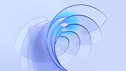 Abstract minimalist background design, 3d render