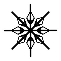 snowflake isolated transparent background	