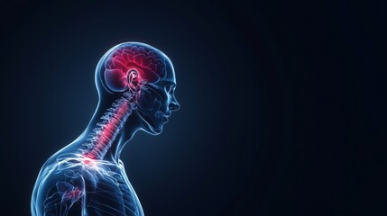 image of someone with discomfort and problems with their lower back and neck due to a lack of ergonomic products