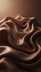 Elegant mocha mousse fabric with soft folds, perfect for fashion, interior design, and creative projects. Conveying luxury and warmth.