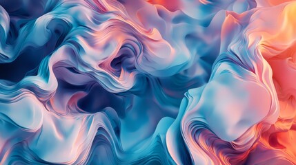 Obraz premium a close up of a blue and red abstract background