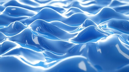 Obraz premium A close up of a blue water surface with ripples