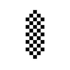 Race flag background. Checkered flag. Black and white checker. Finishing flag. Automotive graphic