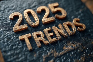 Inscription 2025 Trends, new year concept