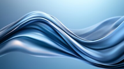 Obraz premium A blue and white abstract background with wavy lines