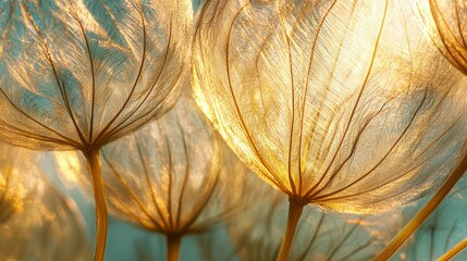 A close up of a bunch of dried flowers in a field