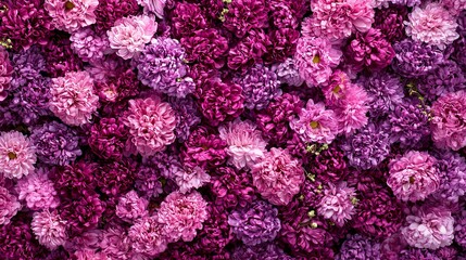 A bunch of pink flowers that are in a field