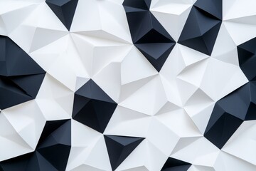 Fototapeta premium Vibrant geometric shapes in abstract form against a background.