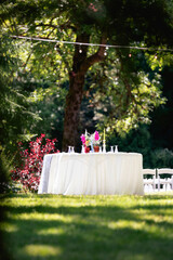 wedding table decoration